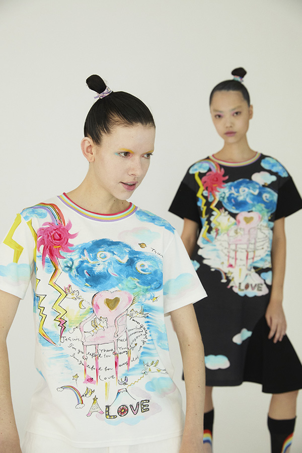 tsumori chisato 2010SS ピースダイポケットワンピース　白 tsumori chisato 2010SS ピースダイポケットワンピース 白